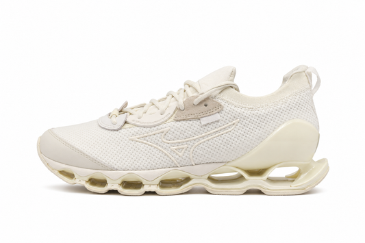 Mizuno Wave Prophecy β (Wave Prophecy B) – White / Off White – Réf. D1GA22020